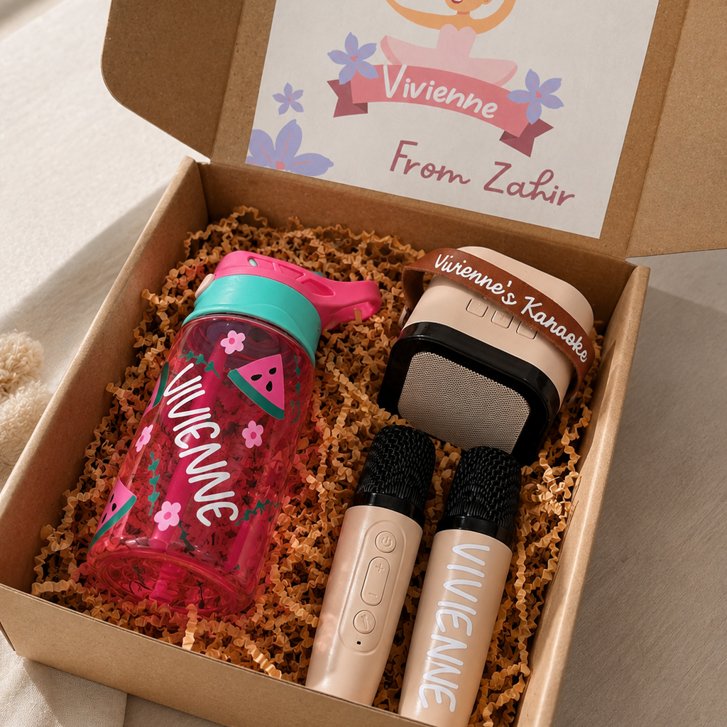 Personalized Kids Karaoke Gift Box