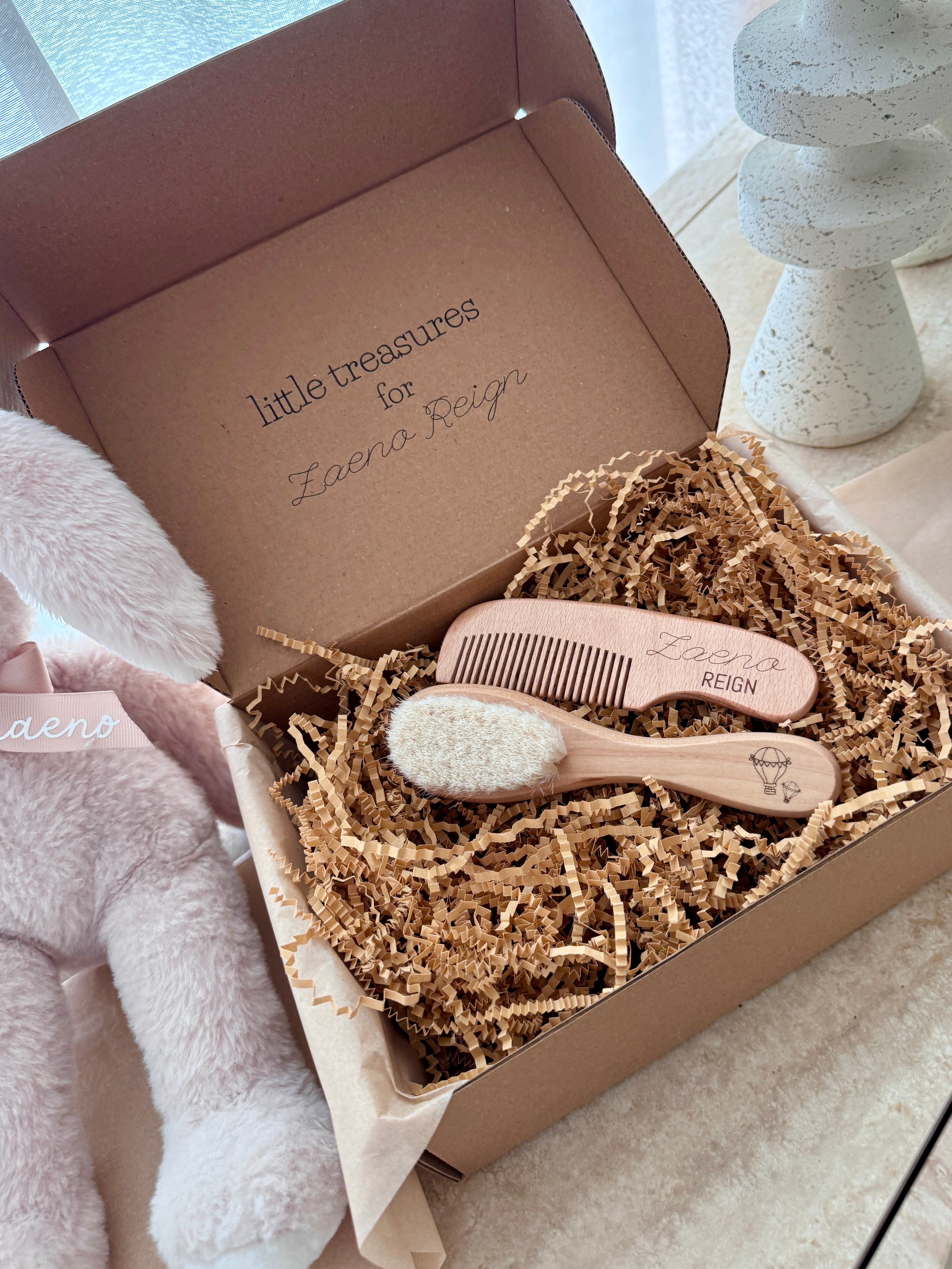 Personalized Baby Brush & Comb Set