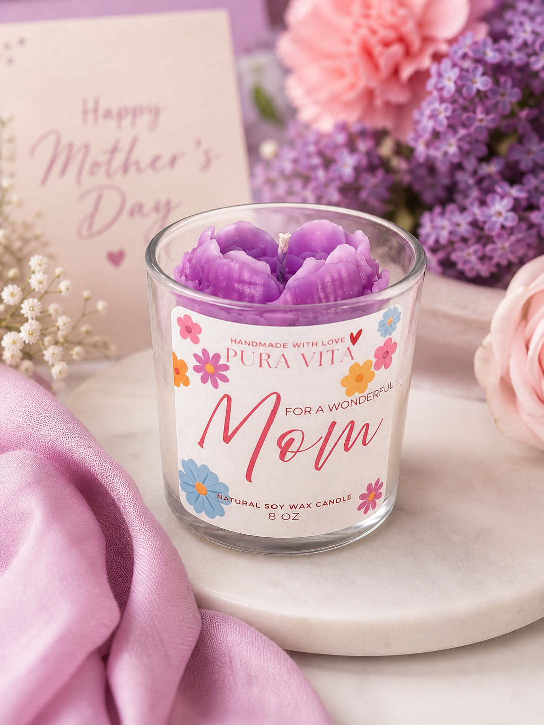 Wonderful Mom Candle