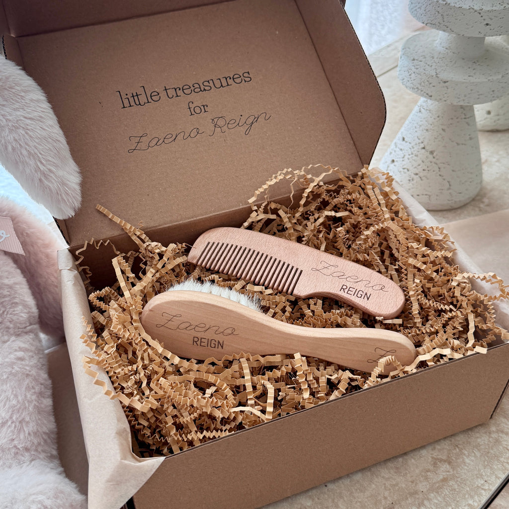 Personalized Baby Brush & Comb Set